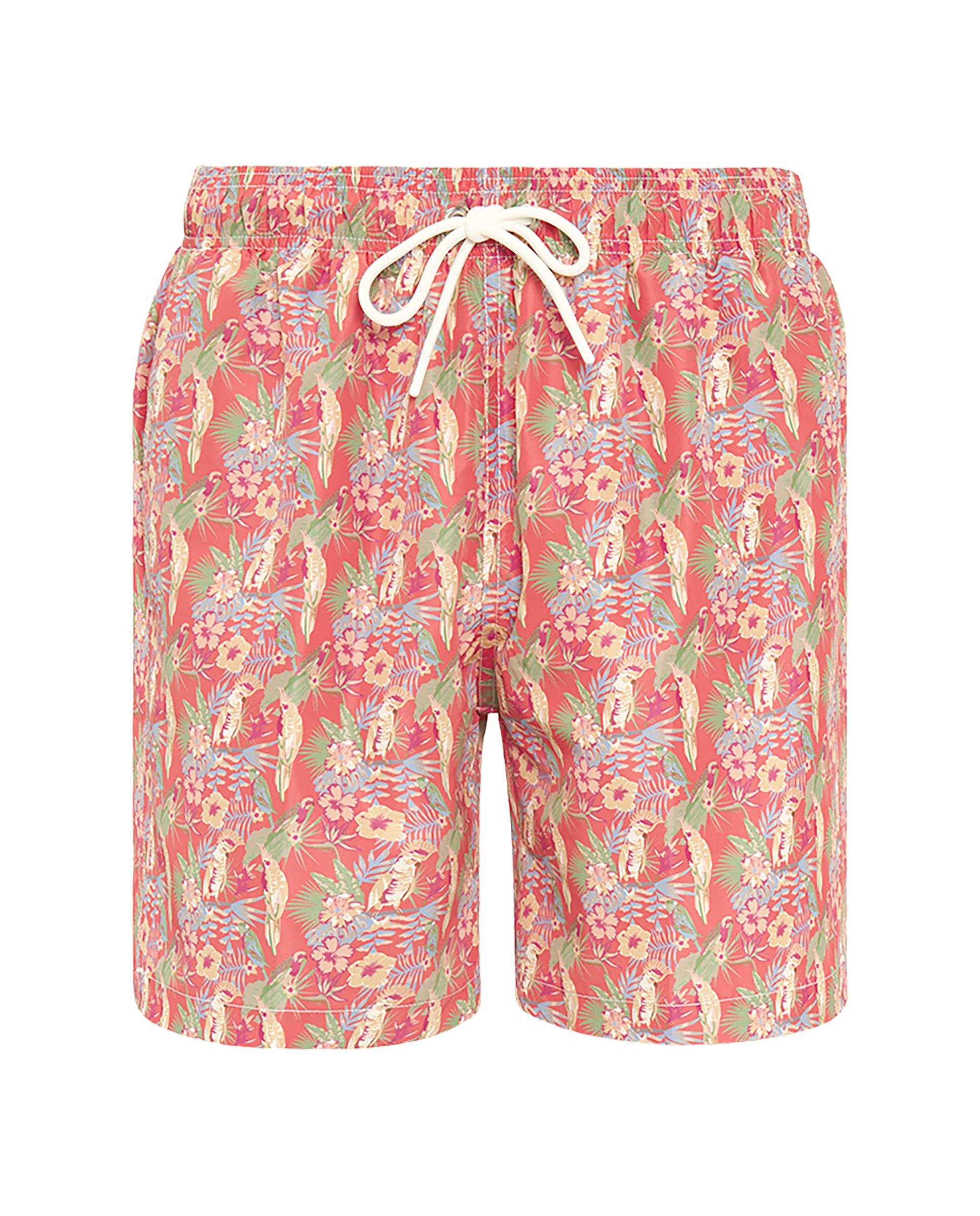 Bañador estampado selva tropical en fondo rosa - Image 4