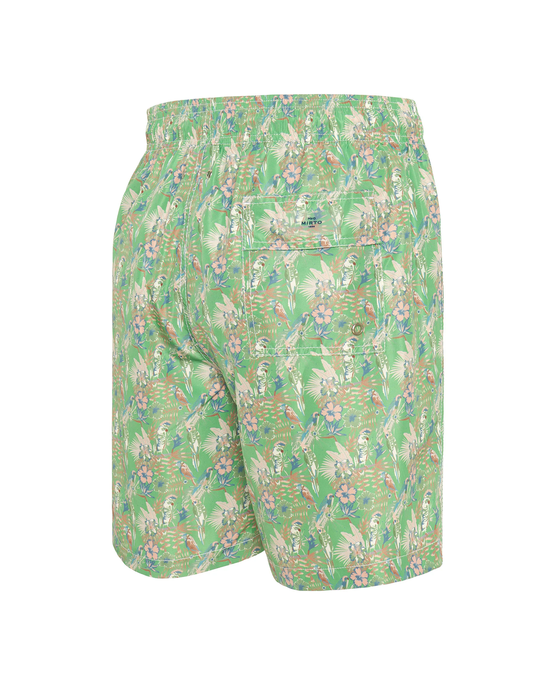 Bañador estampado selva tropical en fondo verde - Image 5