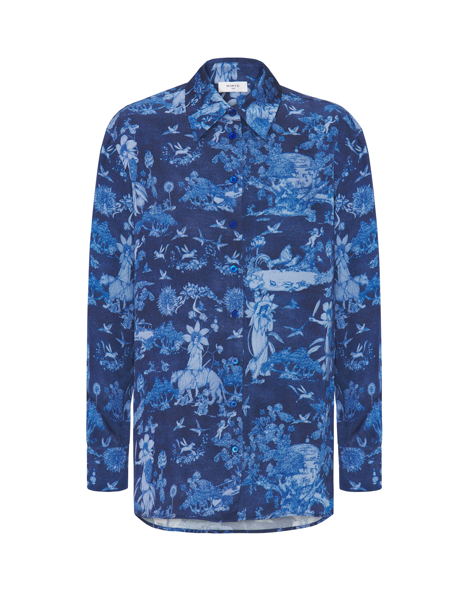 Blusa azul toile de jouy - Image 4