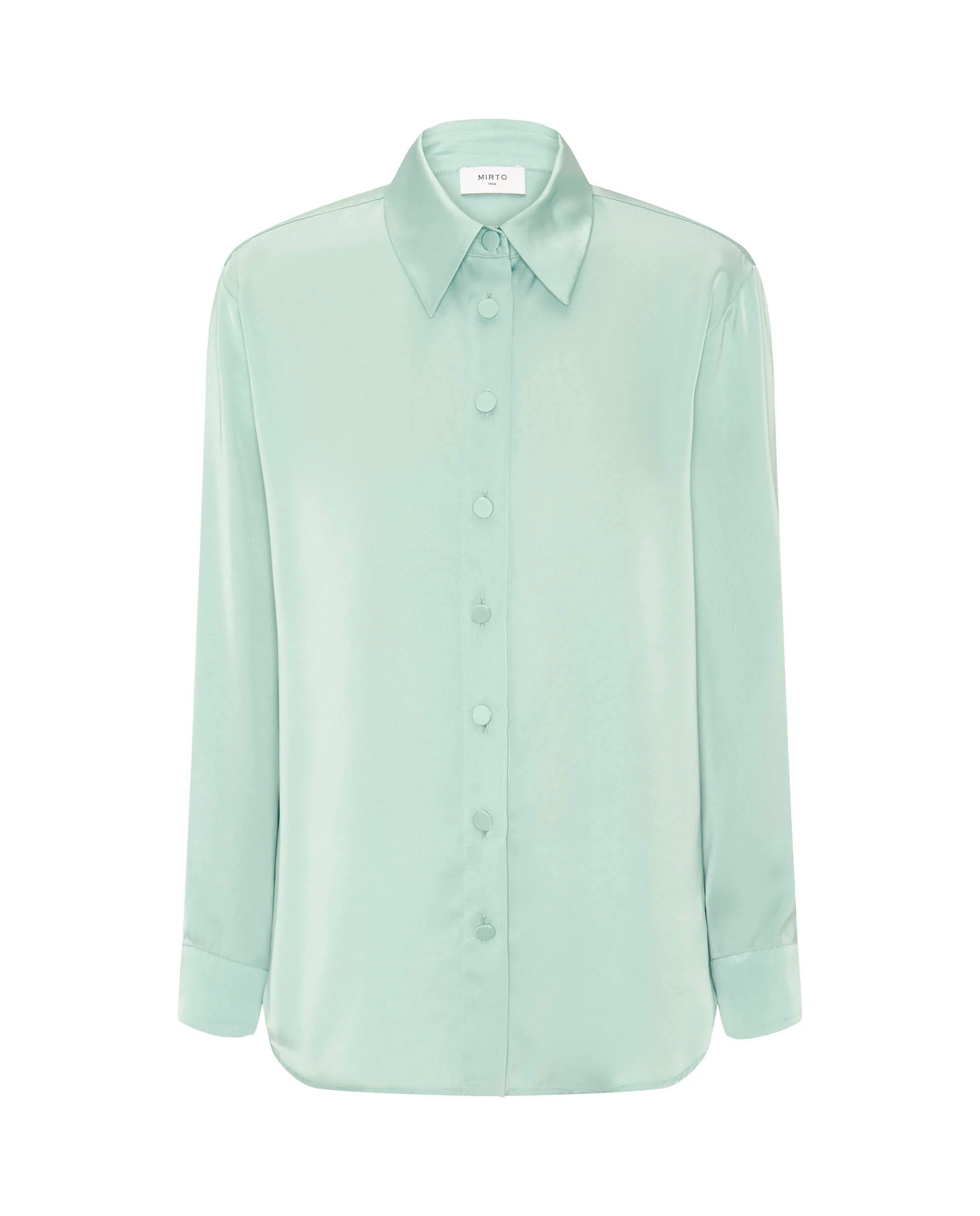 Blusa verde agua fluida - Image 4