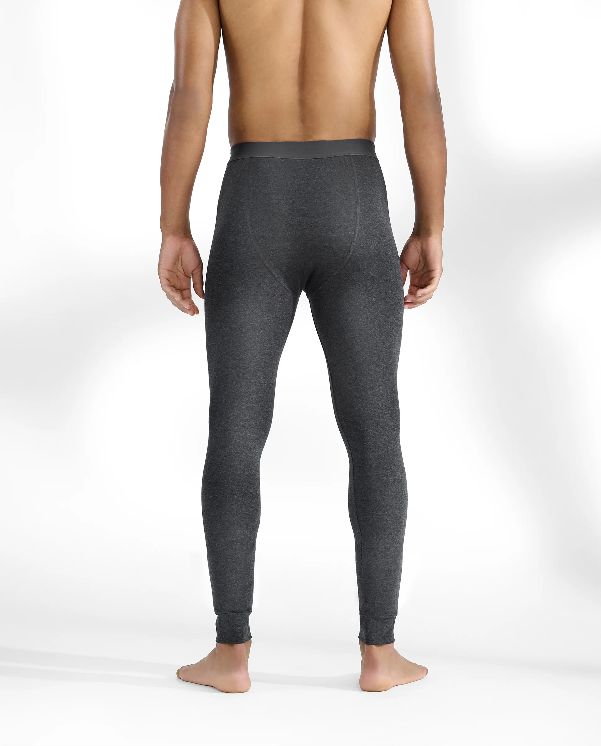 Boxer largo long john gris melange oscuro - Image 3
