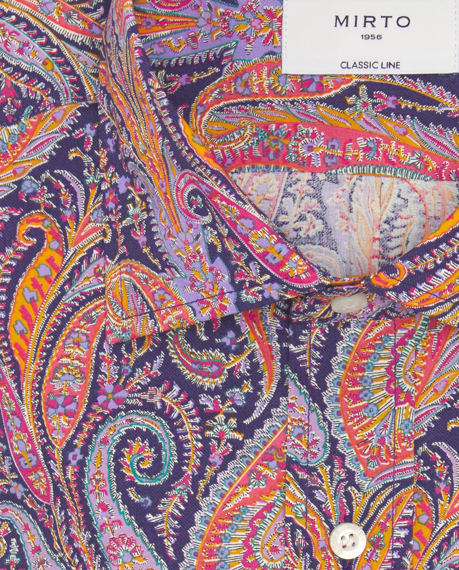 Camisa casual estampado multicolor Liberty de algodón - Image 5