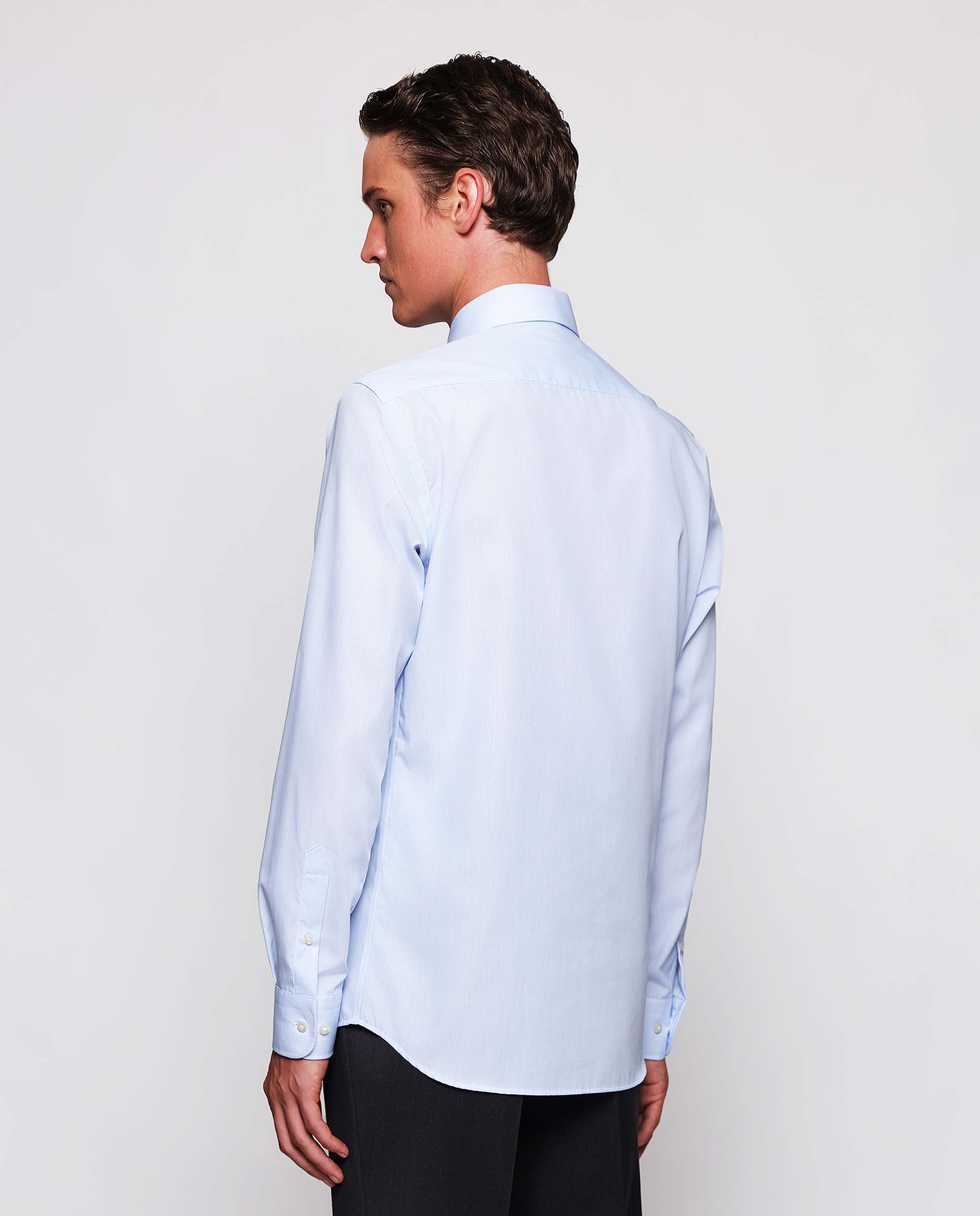 Camisa cuadros semi-entallada travelshirt azul - Image 3