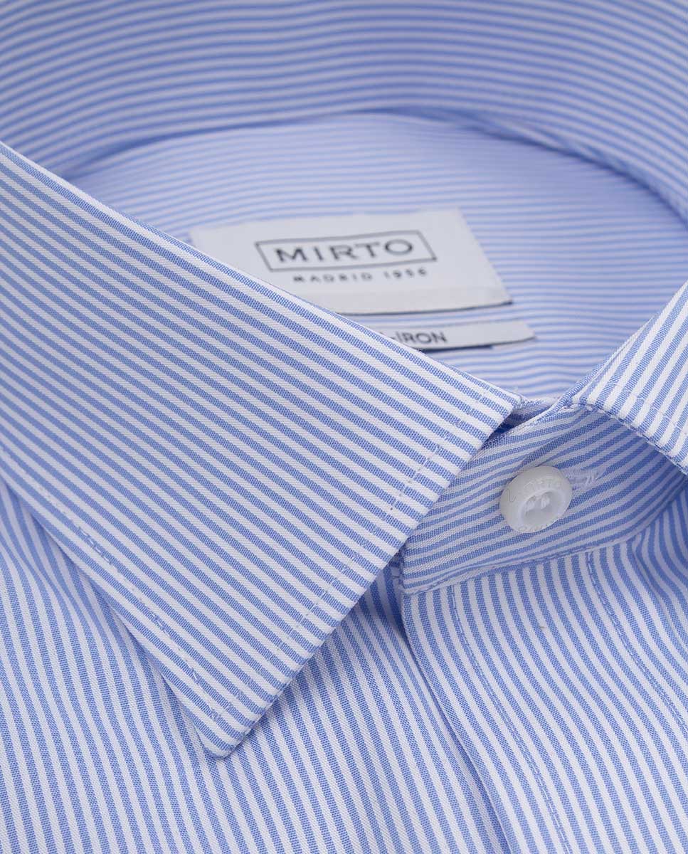 Camisa rayas semi-entallada travelshirt azul - Image 6