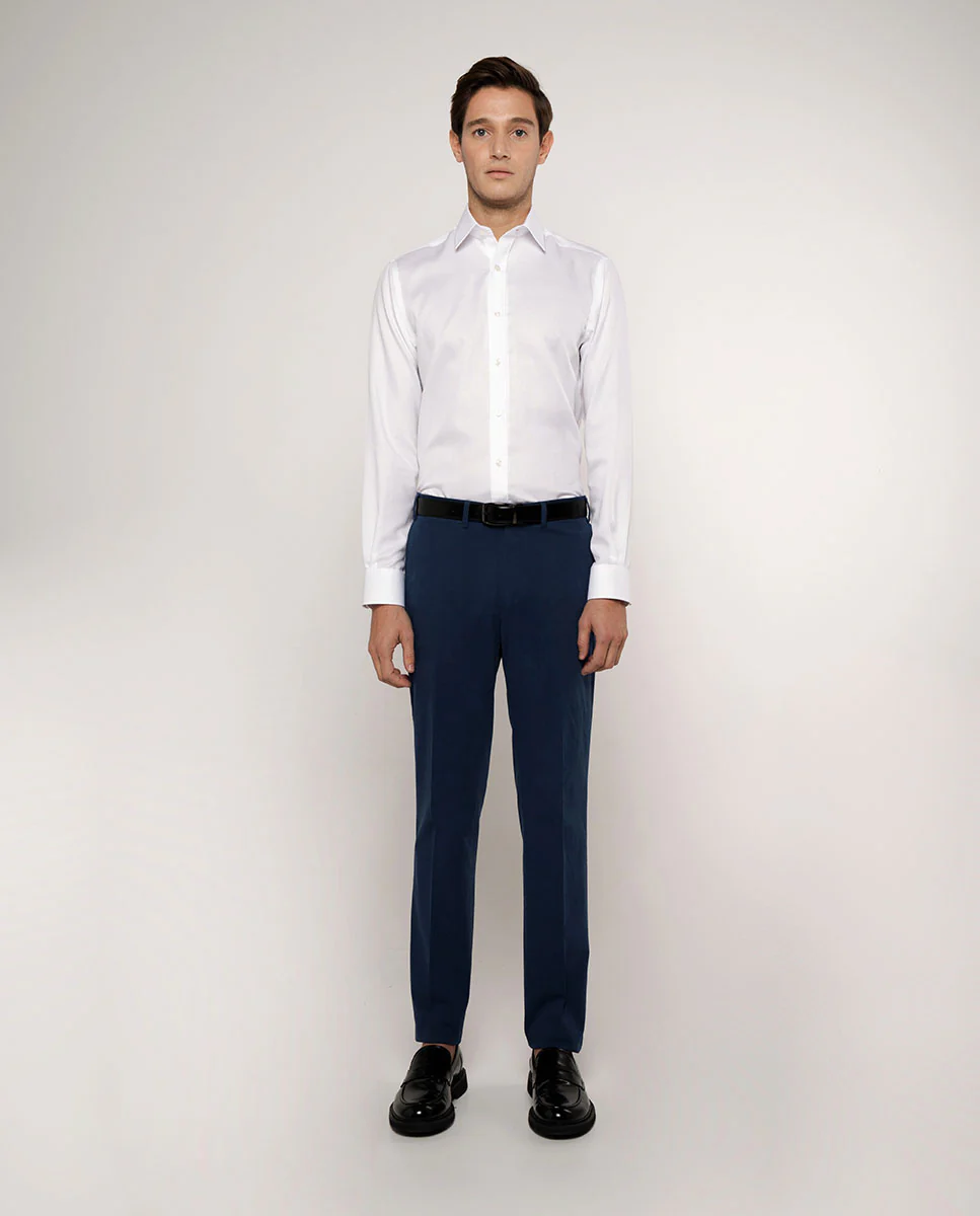 Camisa travelshirt big&tall blanco - Image 4