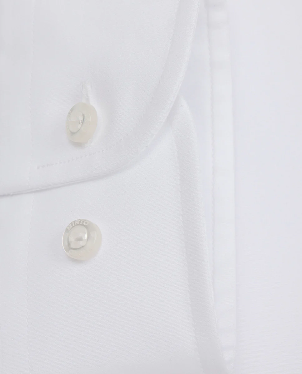 Camisa vestir popelín blanco - Image 6