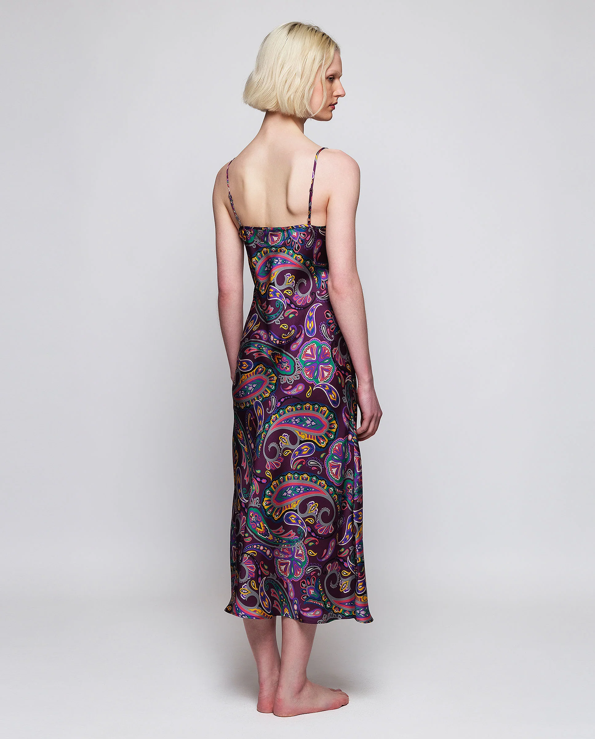 Camison estampado paisley morado - Image 2