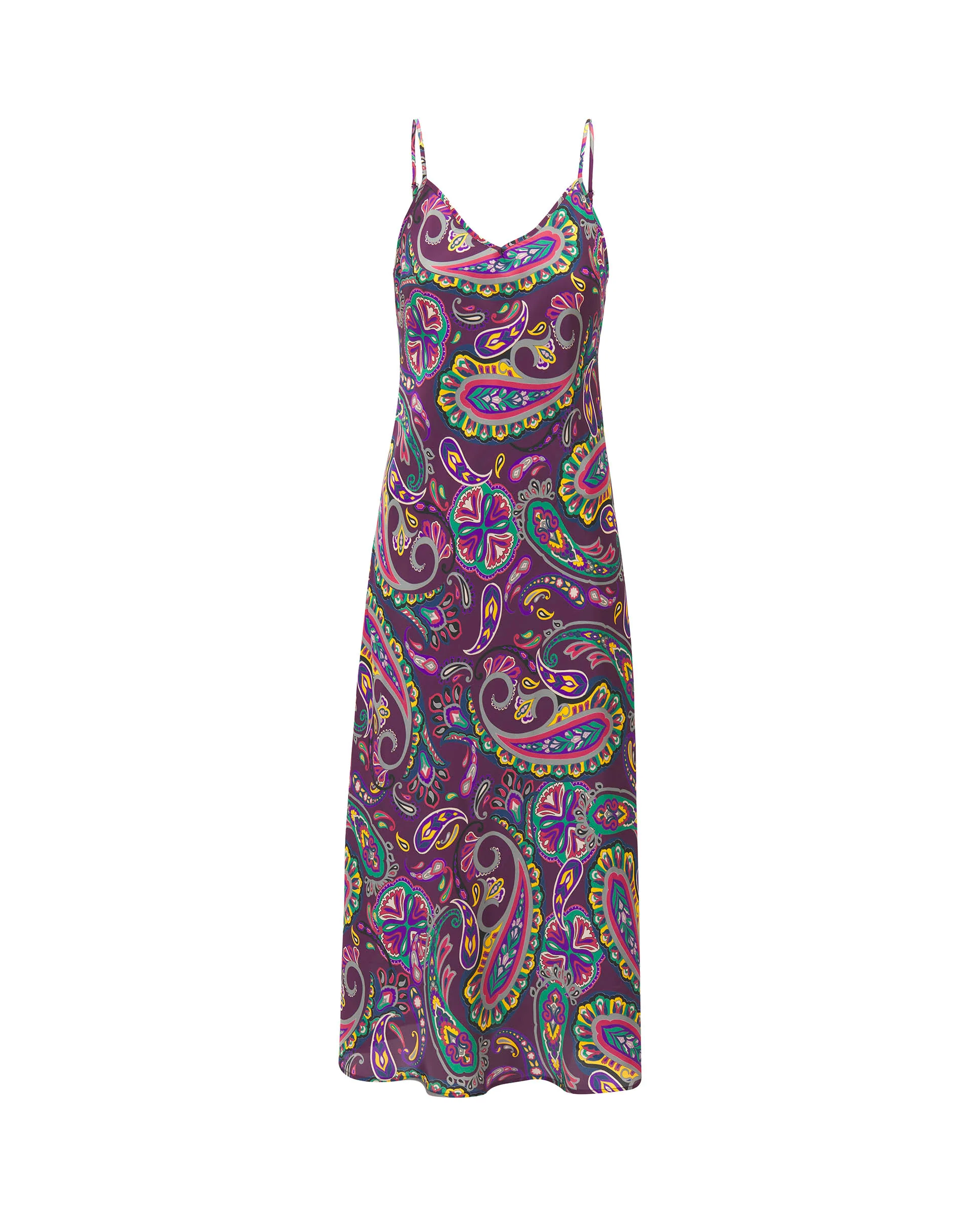 Camison estampado paisley morado - Image 4