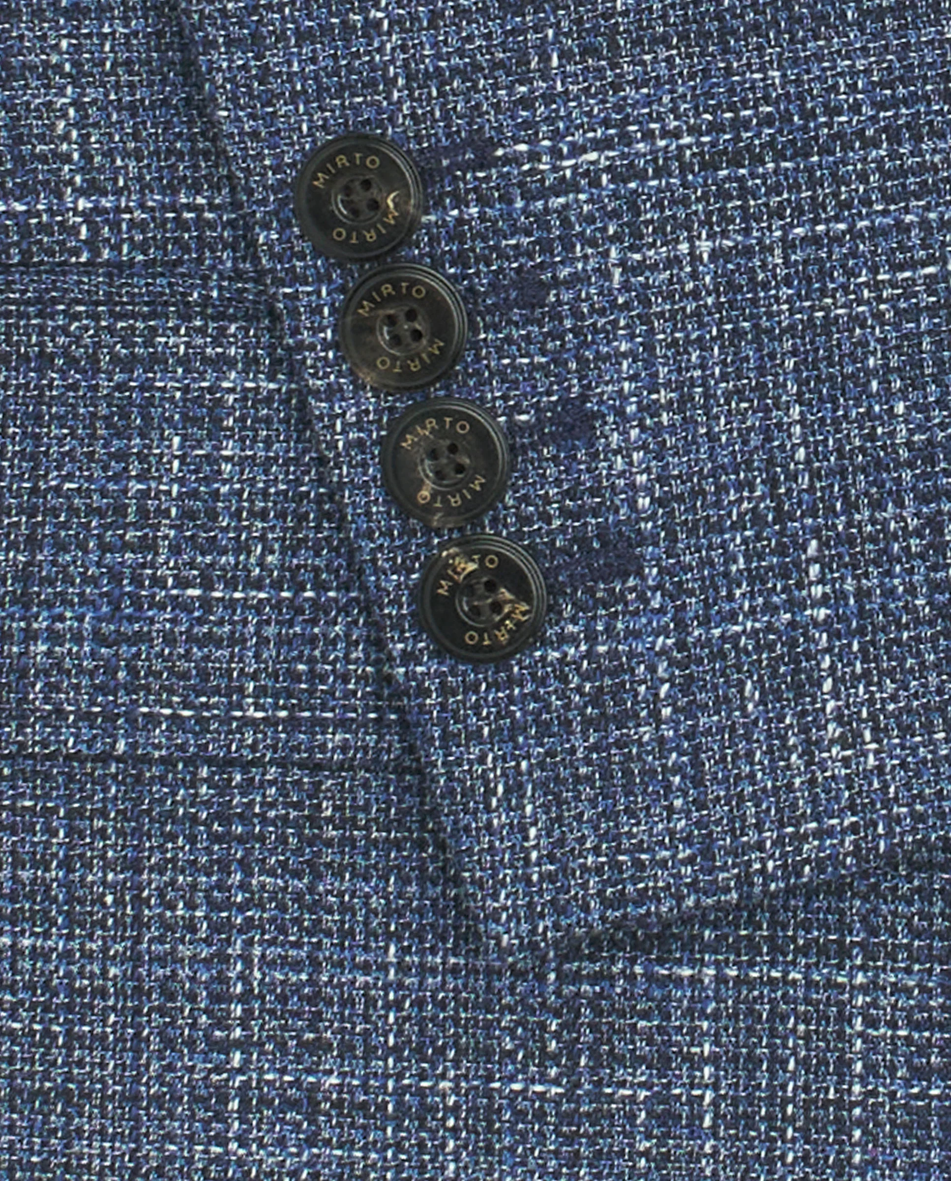 Chaqueta azul de efecto rústico - Image 5