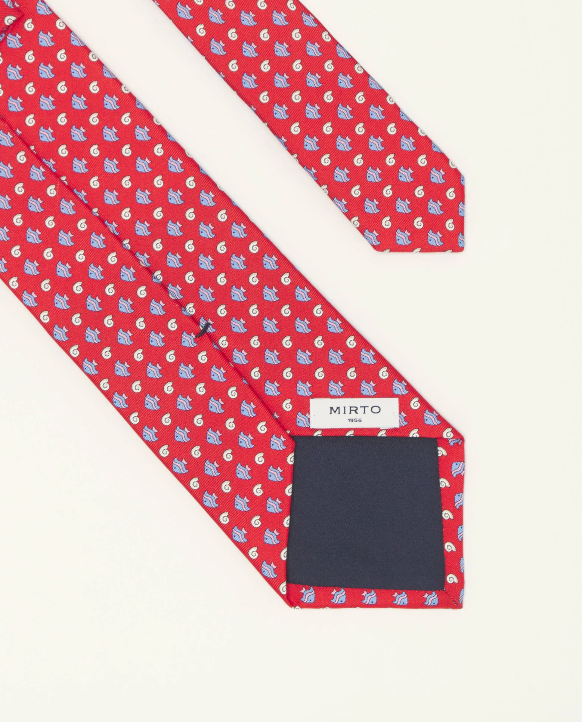 Corbata twill estampado seda natural - Image 2