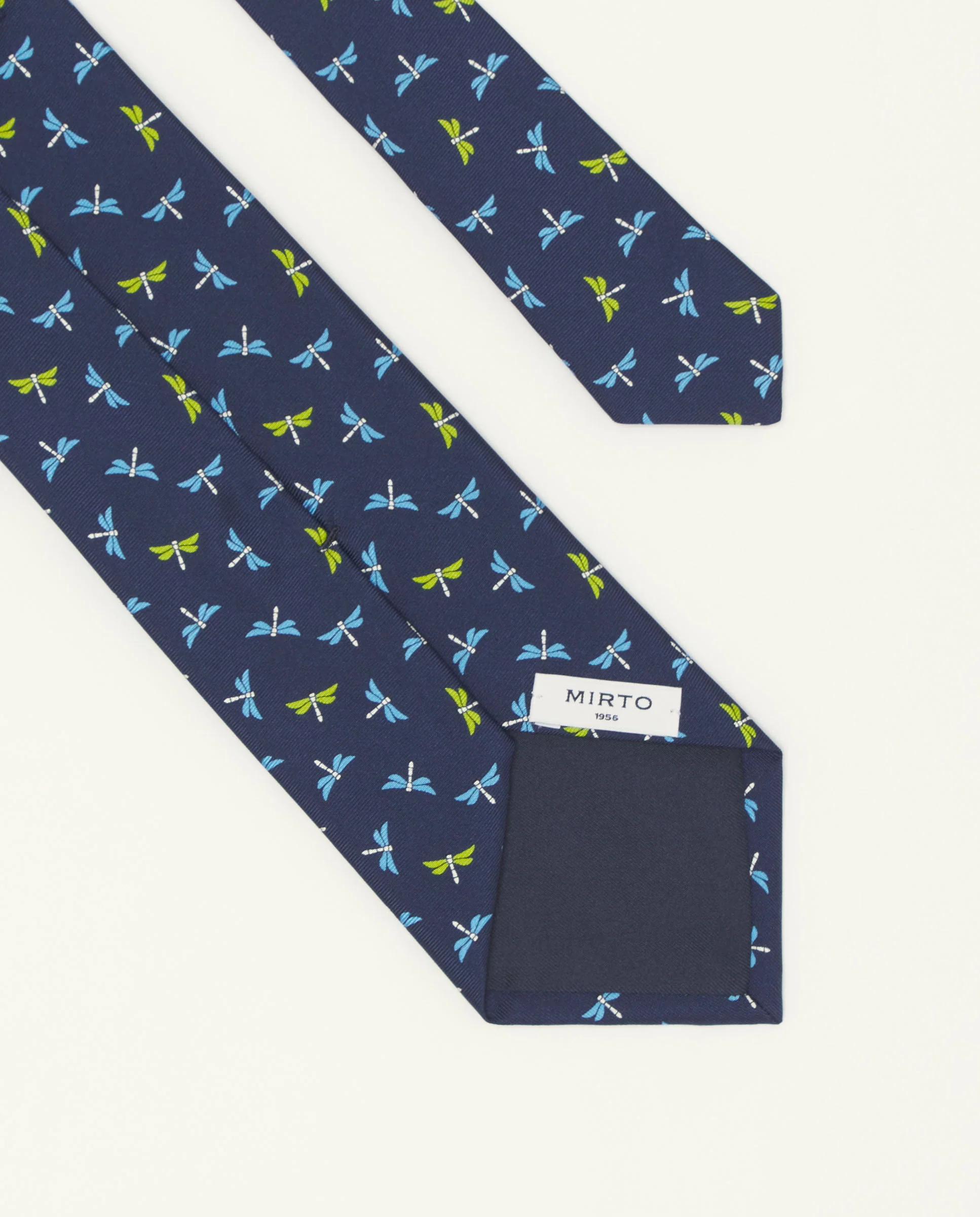 Corbata twill estampado seda natural - Image 2