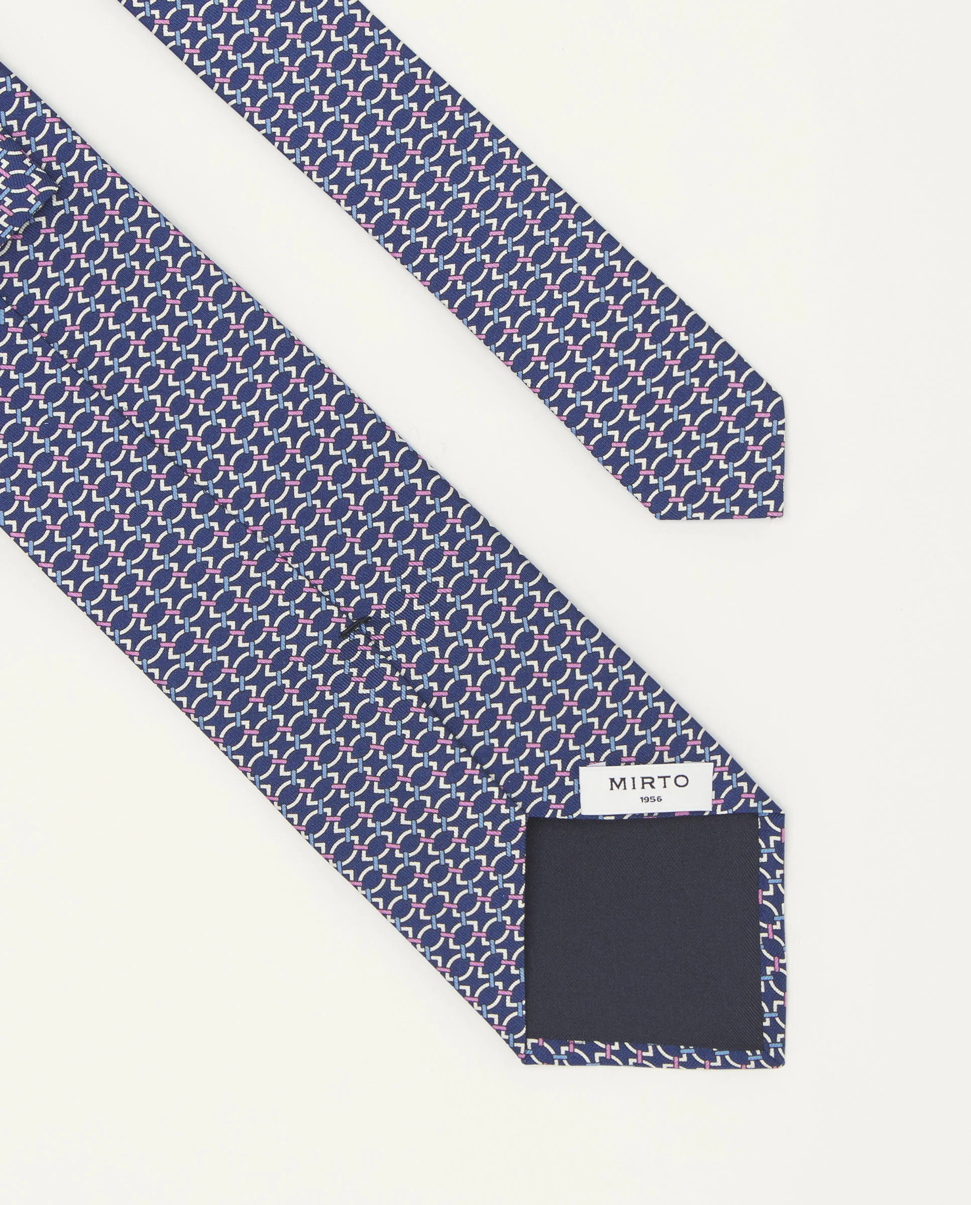 Corbata twill estampado seda natural - Image 2