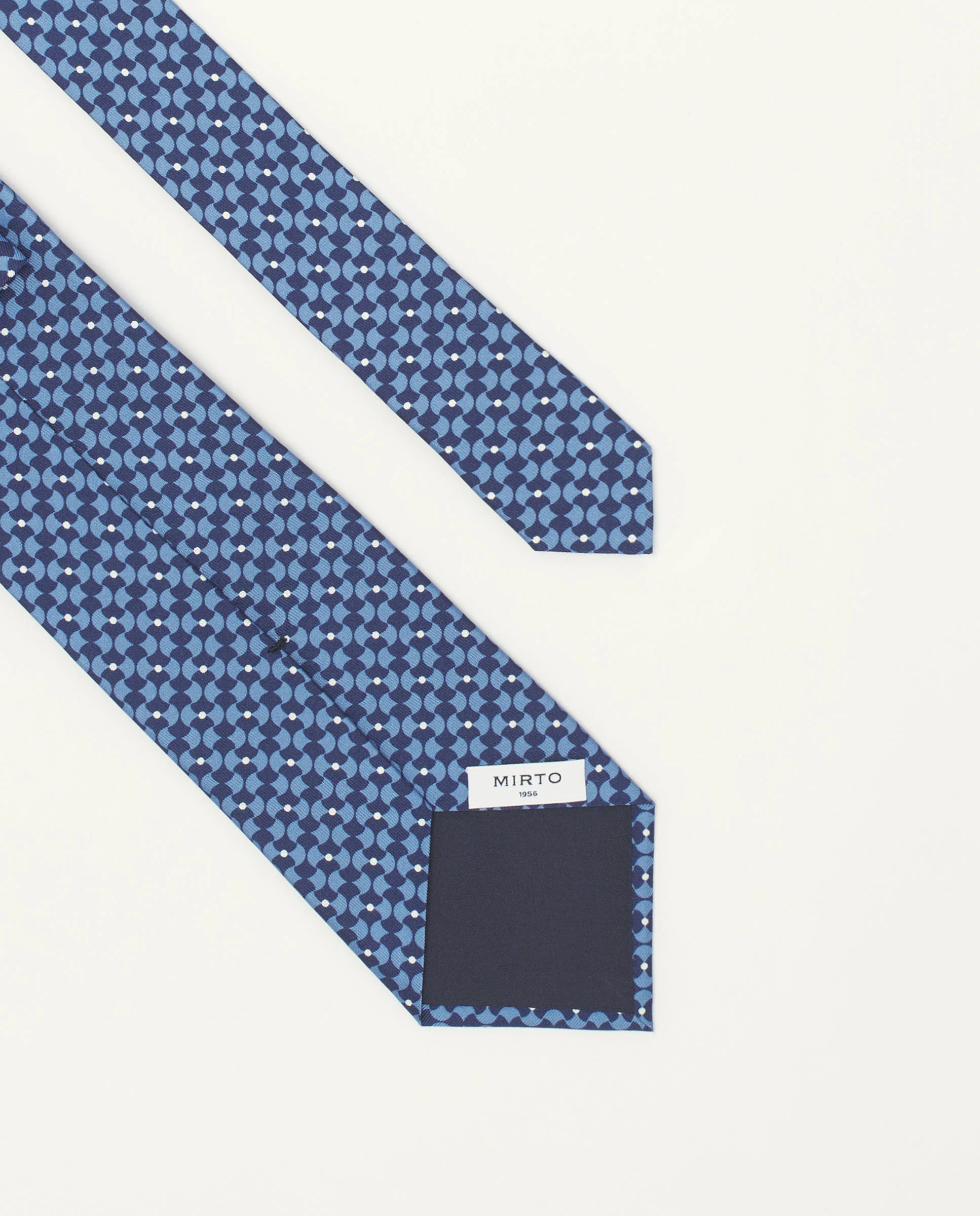 Corbata twill estampado seda natural - Image 2