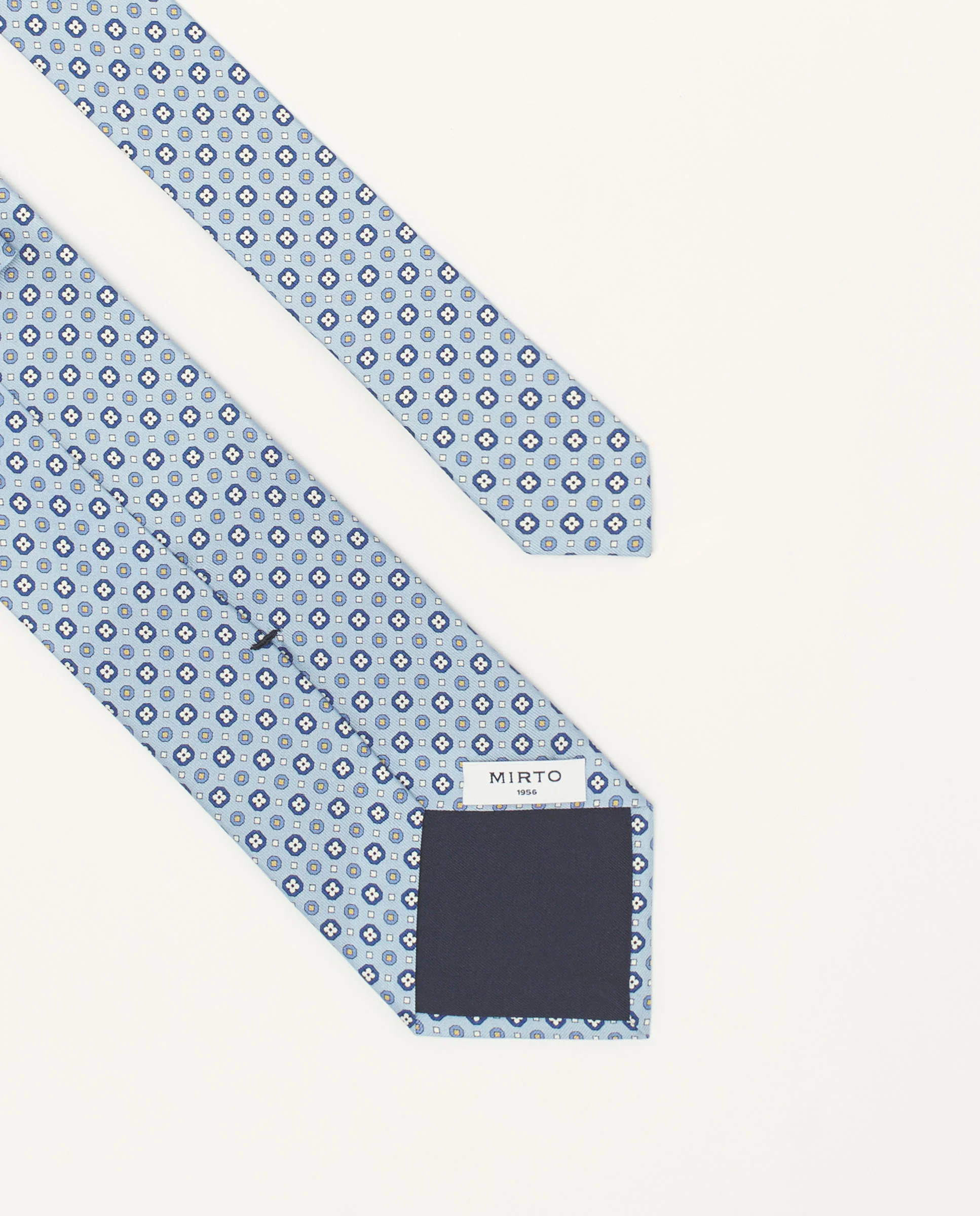 Corbata twill estampado seda natural - Image 2
