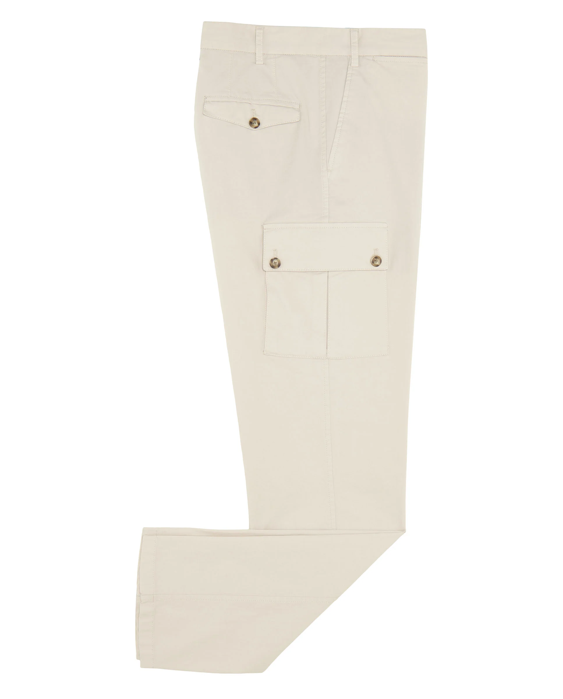 Pantalón cargo crudo algodón stretch - Image 4