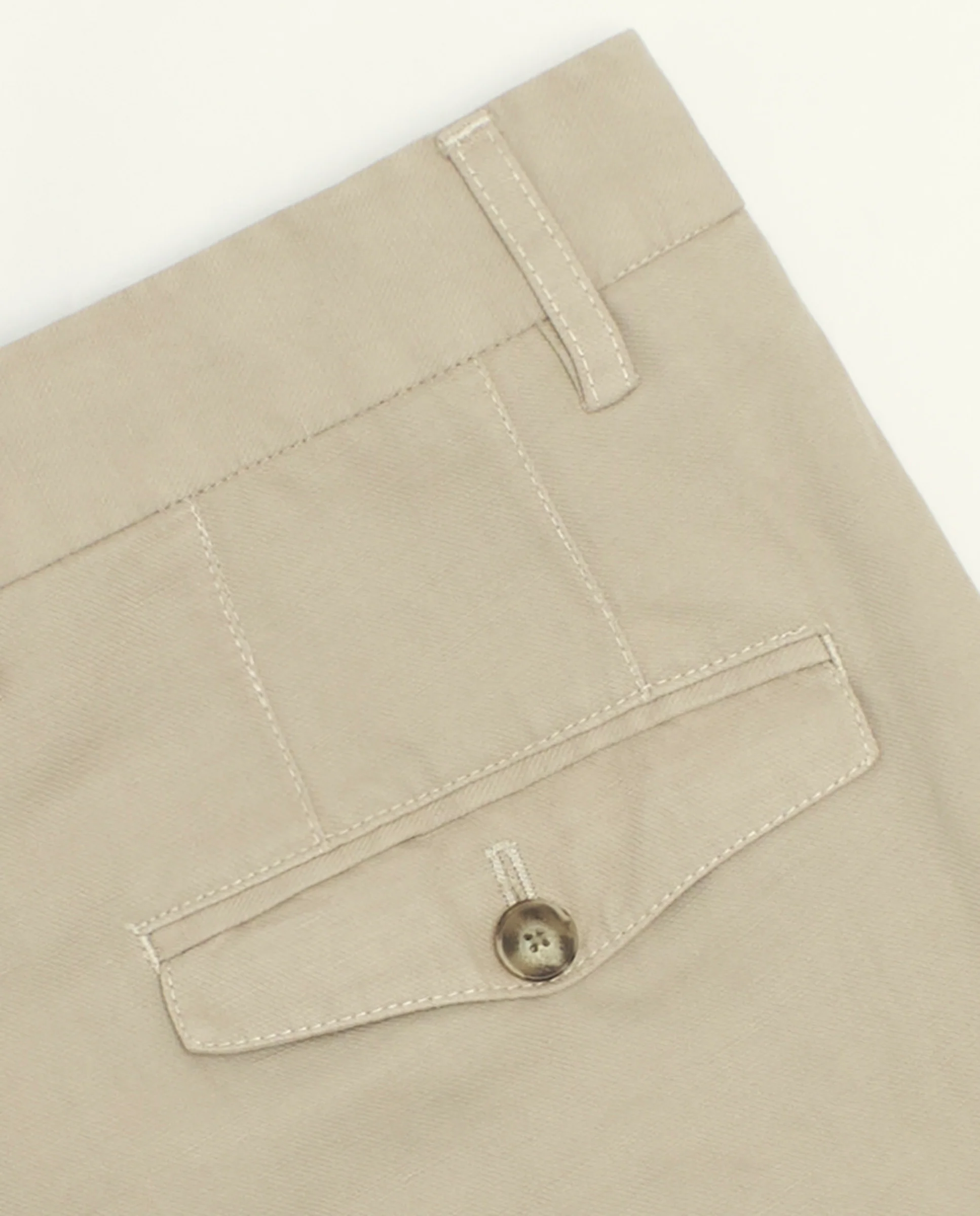 Pantalón casual beige efecto lino - Image 5
