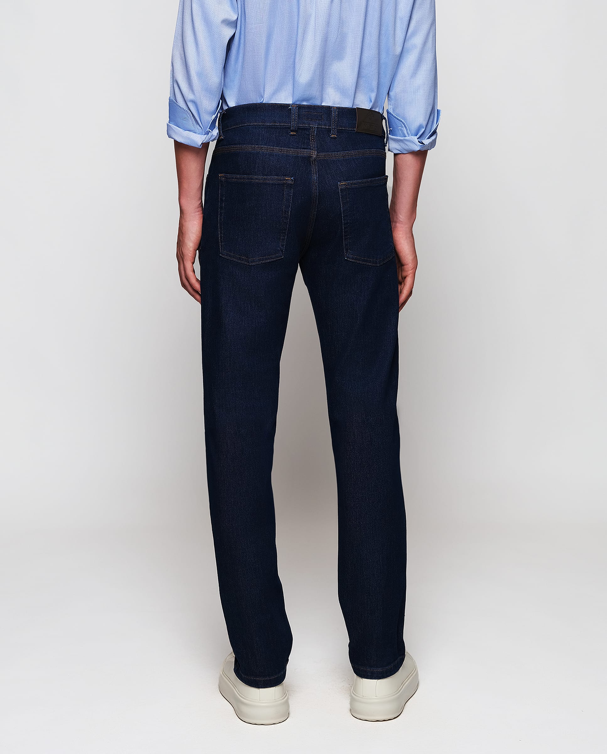 Pantalón regular fit 5 bolsillos denim azul BIG&TALL - Image 2