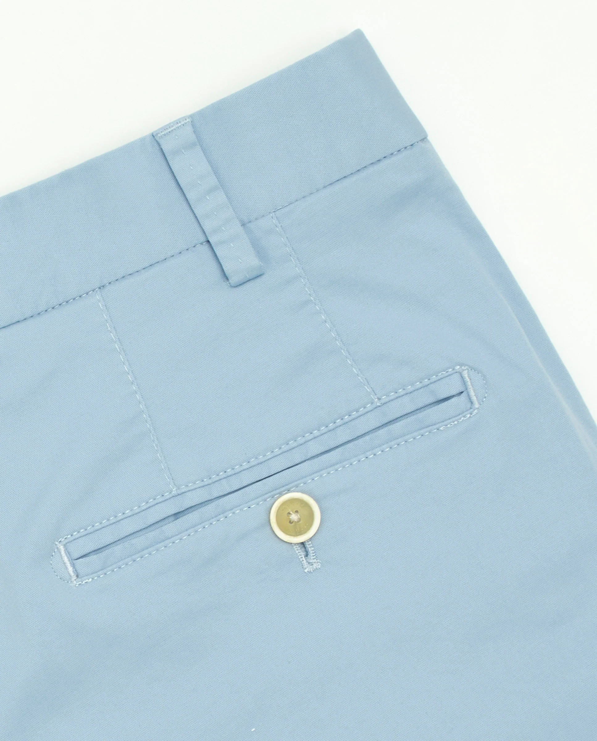Pantalón casual azul celeste regular fit de algodón strech - Image 6