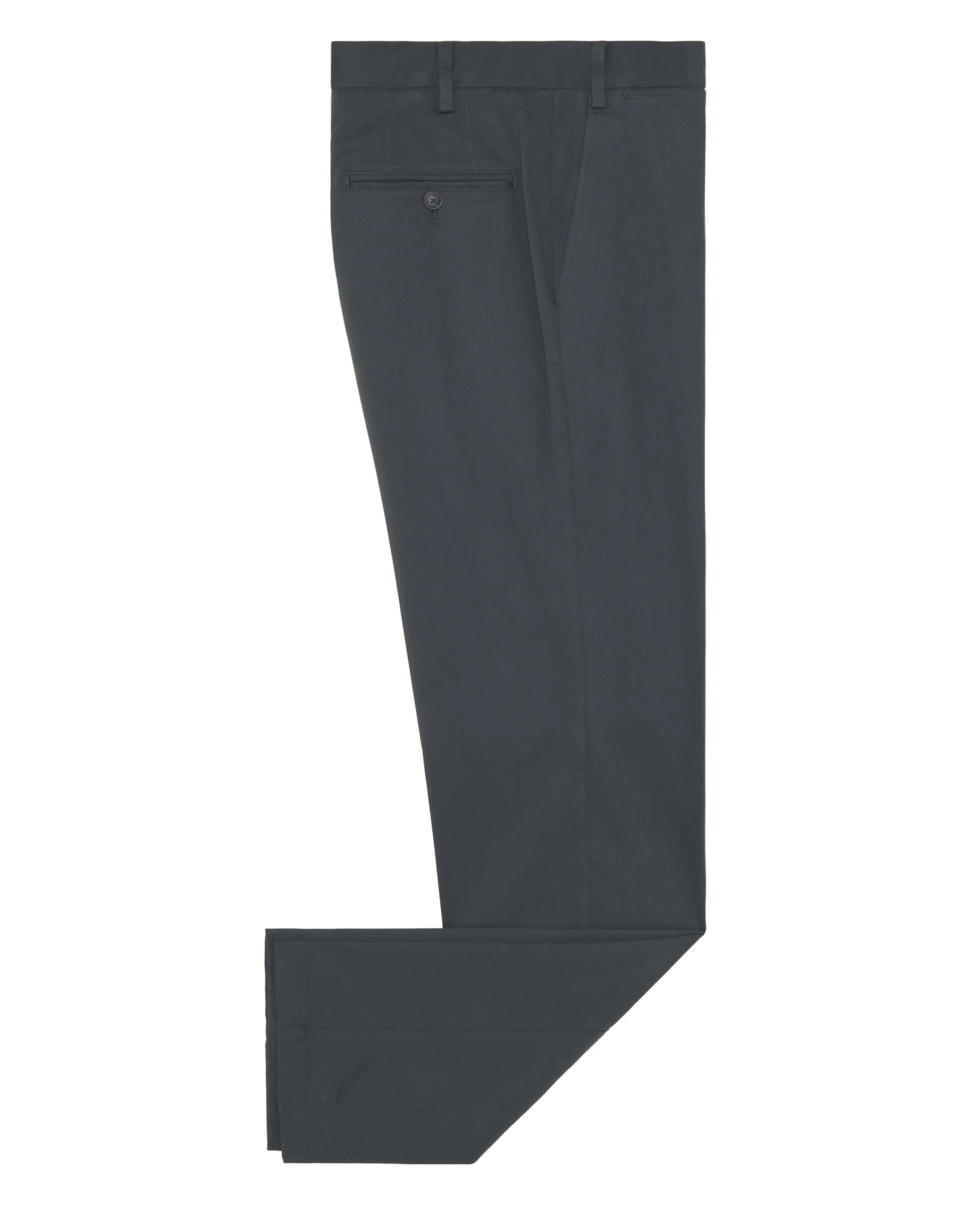 Pantalón regular fit algodón strech gris - Image 4