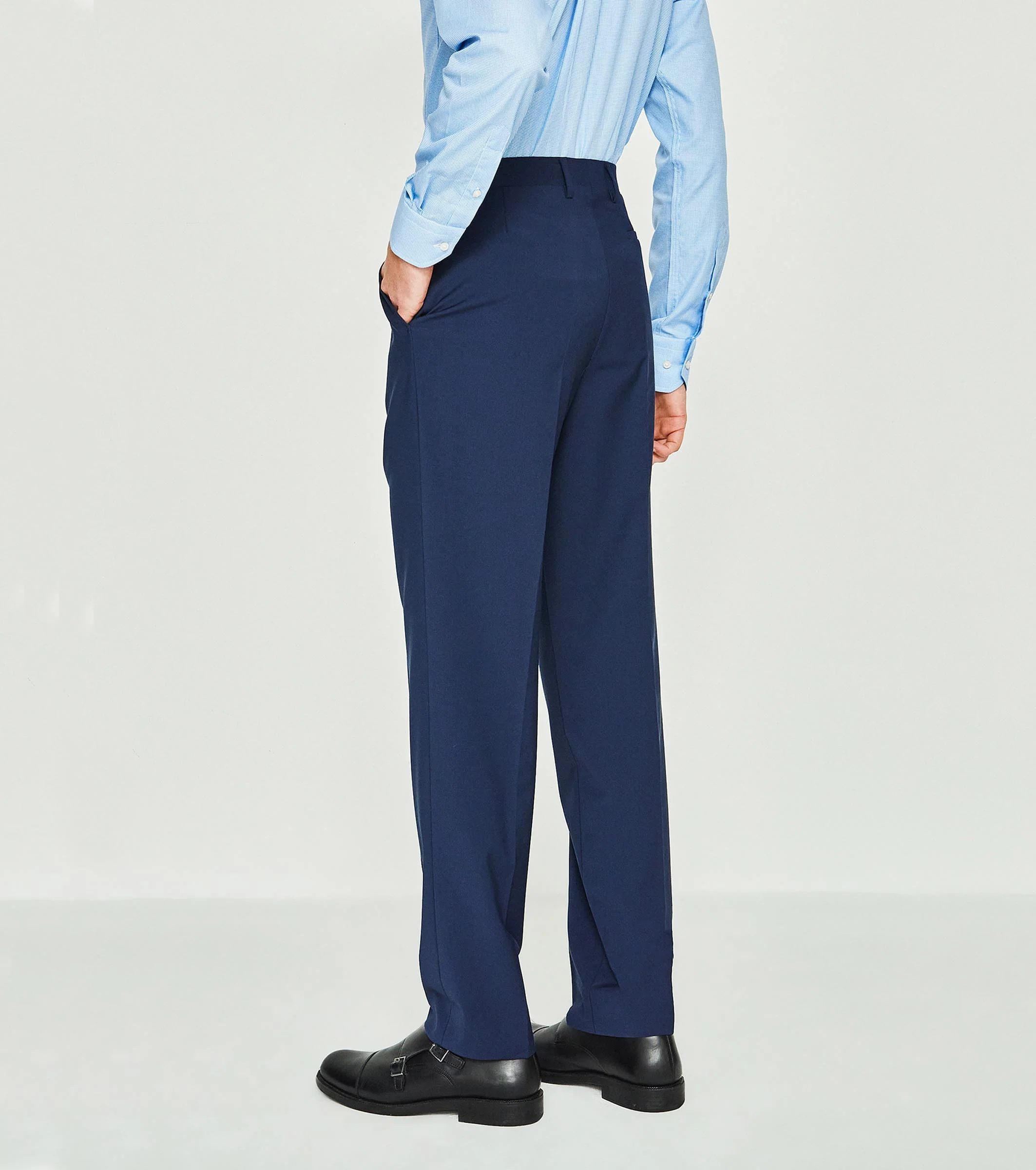 Pantalón vestir azul regular fit Big&Tall - Image 2