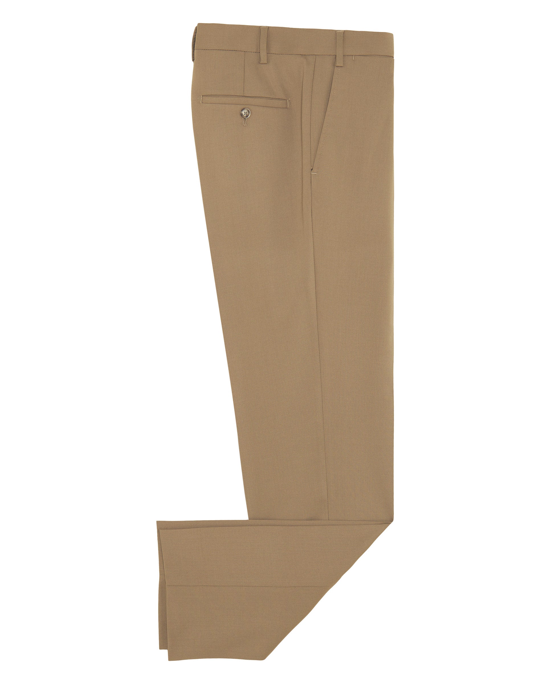 Pantalón vestir regular con pliegues beige Big&Tall - Image 4