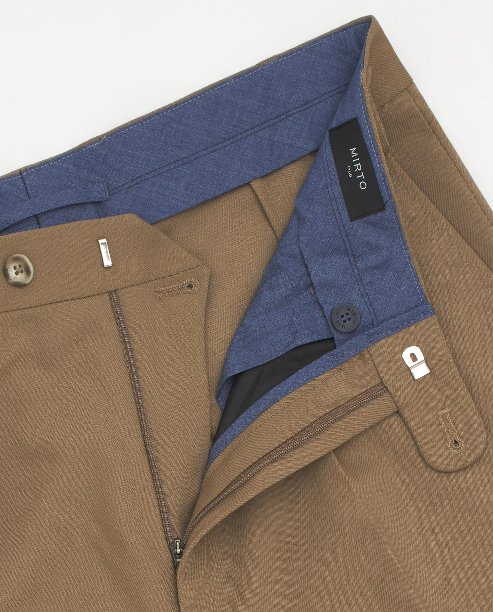 Pantalón vestir regular con pliegues beige Big&Tall - Image 5