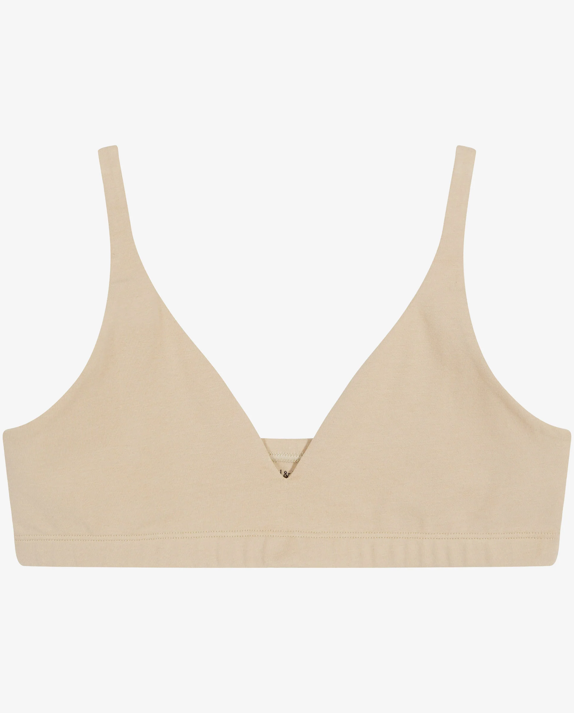 Sujetador de triángulo algodón beige - Image 6