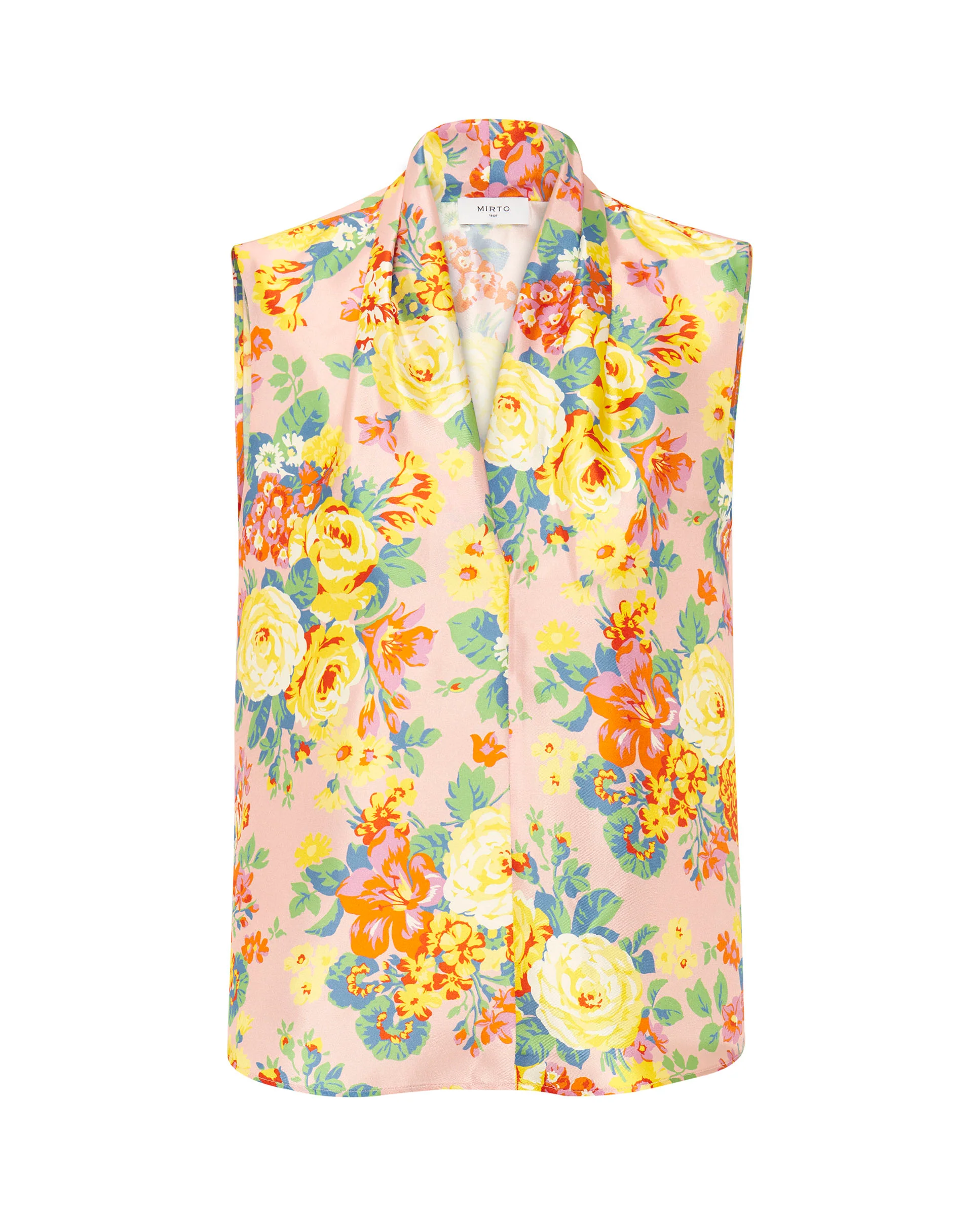 Top fluido rosa de seda - Image 4