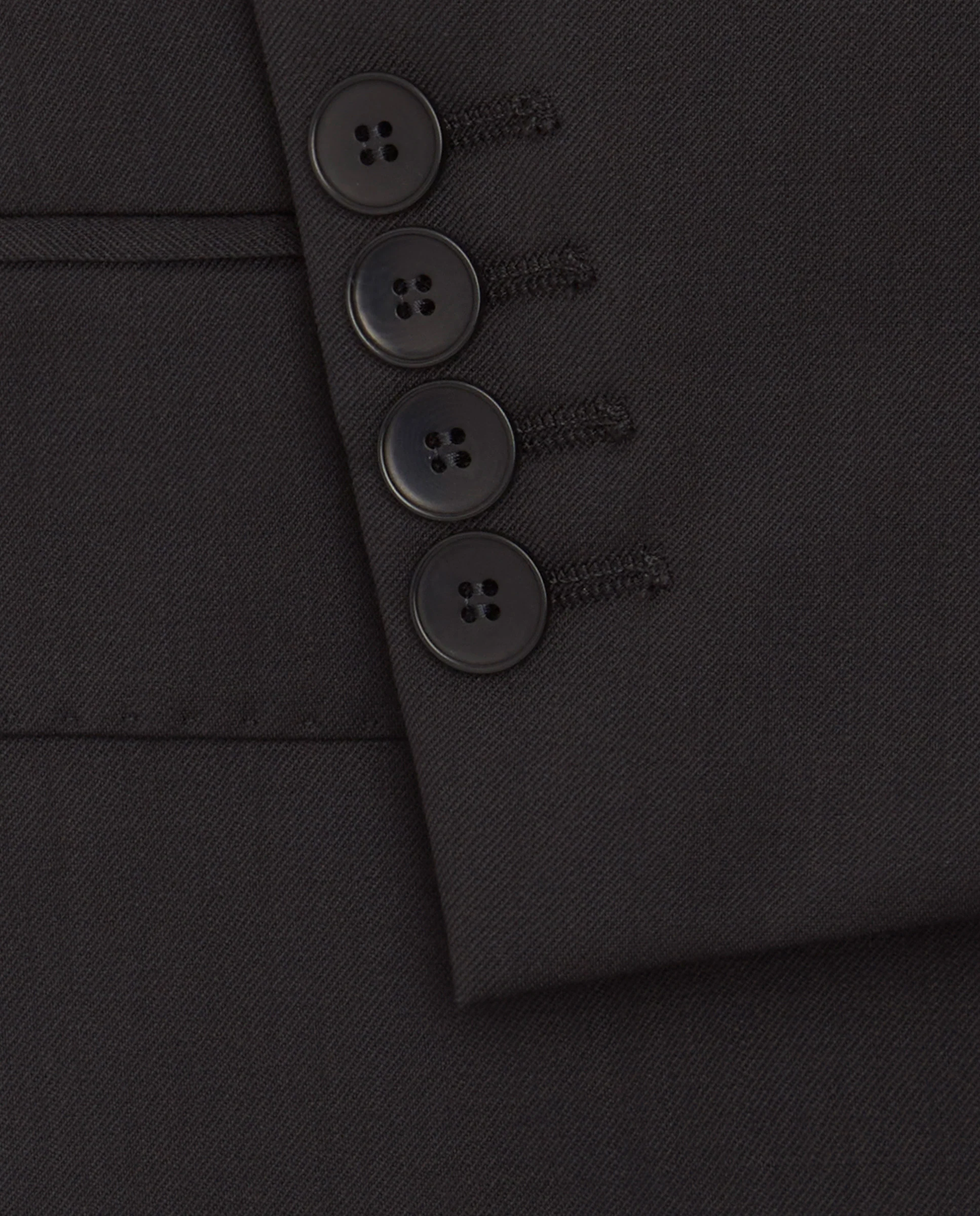Traje "travel suit" lana super 100's negro - Image 4