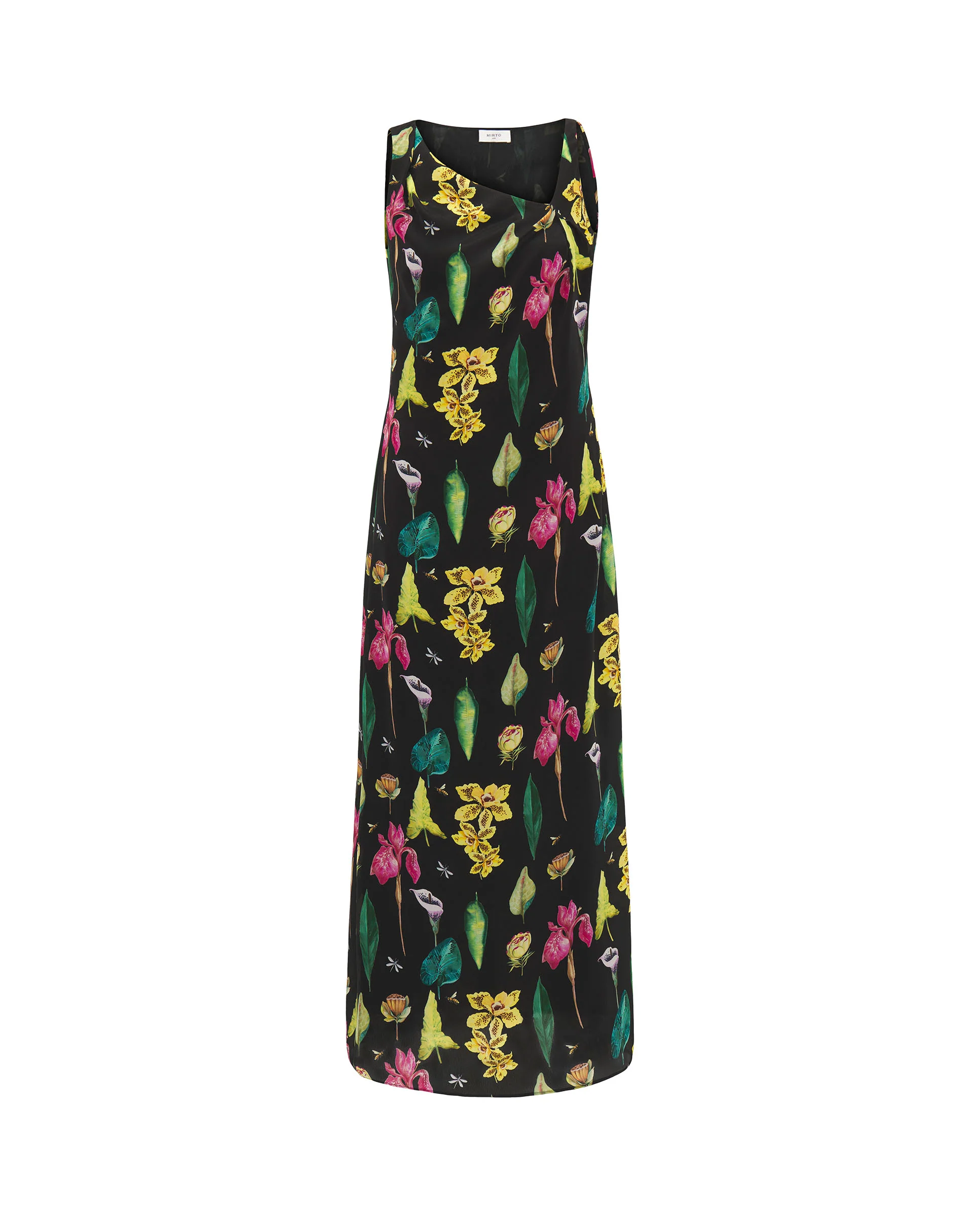 Vestido largo estampado botánico. - Image 4